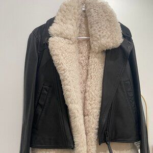 All Saints 4-in-1 shearling jacket